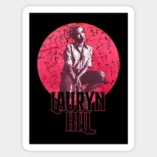 Lauryn Hill Bootleg Distressed Sticker